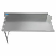 BK Resources 72" 16-Gauge Stainless Steel Clean Dish Table – Left Side - Donut-Equipment.com
