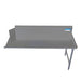 BK Resources 72" 16-Gauge Stainless Steel Clean Dish Table – Right Side - Donut-Equipment.com