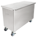 GSW USA DN-FB100 Flour Bin 100 Qt / 25 Gal 13-1/4"W x 28-1/4"L x 23"H Steel with Sliding Cover ETL Certified - Donut-Equipment.com