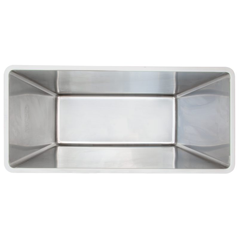 GSW USA DN-FB124 Flour Bin 124 Qt / 31 Gal 18"W x 29"L x 24"H Stainless Steel with 2-Step Cover ETL Certified - Donut-Equipment.com