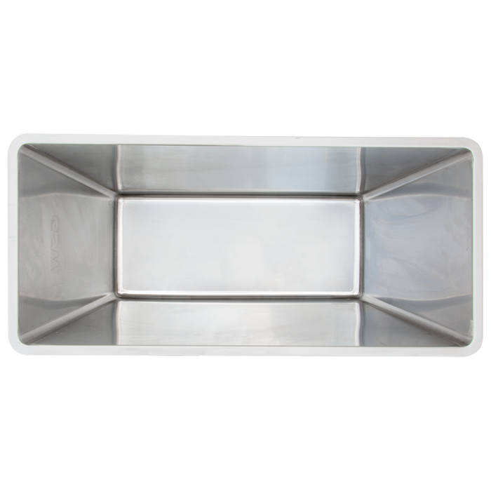 GSW USA DN-FB84 Flour Bin 84 Qt / 11 Gal 14"W x 29"L x 24"H Steel with Sliding Cover ETL Certified - Donut-Equipment.com