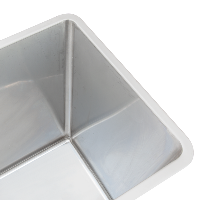GSW USA DN-FB124 Flour Bin 124 Qt / 31 Gal 18"W x 29"L x 24"H Stainless Steel with 2-Step Cover ETL Certified - Donut-Equipment.com