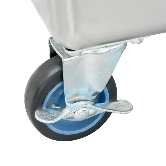 GSW USA DN-FB124 Flour Bin 124 Qt / 31 Gal 18"W x 29"L x 24"H Stainless Steel with 2-Step Cover ETL Certified - Donut-Equipment.com