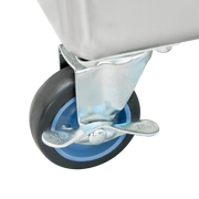 GSW USA DN-FB100 Flour Bin 100 Qt / 25 Gal 13-1/4"W x 28-1/4"L x 23"H Steel with Sliding Cover ETL Certified - Donut-Equipment.com