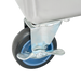 GSW USA DN-FB100 Flour Bin 100 Qt / 25 Gal 13-1/4"W x 28-1/4"L x 23"H Steel with Sliding Cover ETL Certified - Donut-Equipment.com