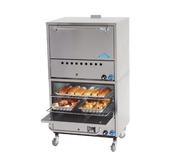 Comstock-Castle 2B26N 26" Restaurant-Type Gas Oven, Double Deck, Stainless Steel - Donut-Equipment.com