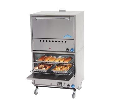 Comstock-Castle 2B31N 31" Restaurant-Type Gas Oven, Double Deck, Stainless Steel - Donut-Equipment.com