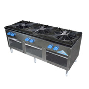 Comstock-Castle CSP54 54" Gas Stock Pot Range, Cabinet Base, 270,000-330,000 BTU, Stainless Steel Front - Donut-Equipment.com