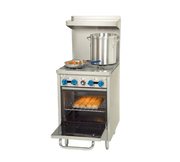 Comstock-Castle F318 24" Gas Restaurant Range, 4 Open Burners, Single Standard Oven, Stainless Steel Front, 132,000 BTU - Donut-Equipment.com