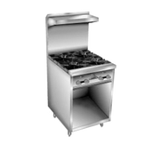 Comstock-Castle F32 24" Gas Restaurant Range, 4 Open Burners, Cabinet Base, Stainless Steel Front, 96,000 BTU - Donut-Equipment.com