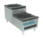 Comstock-Castle SUCSP18 18" Gas Stock Pot Range, 18" x 21" Cooking Area, 41" Deep - Donut-Equipment.com