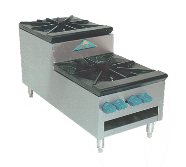Comstock-Castle SUCSP18 18" Gas Stock Pot Range, 18" x 21" Cooking Area, 41" Deep - Donut-Equipment.com