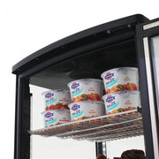 Turbo Air CRT-77-1R-N 17" Diamond Series Glass Sided Countertop Display Refrigerator – One Section, Rear Access, LED Lighting, 115v - Donut-Equipment.com