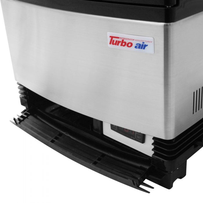 Turbo Air CRT-77-1R-N 17" Diamond Series Glass Sided Countertop Display Refrigerator – One Section, Rear Access, LED Lighting, 115v - Donut-Equipment.com