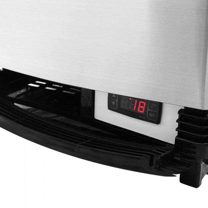 Turbo Air CRT-77-2R-N 17" Diamond Series Countertop Display Refrigerator – Pass-Thru Access, Swing Doors, Stainless Steel Finish, 115v - Donut-Equipment.com