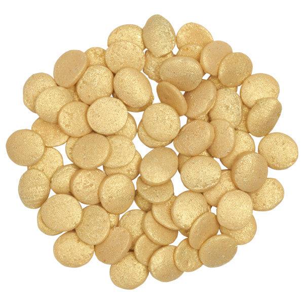 Gold Confetti Quins Sprinkles 19.5 oz - Donut-Equipment.com