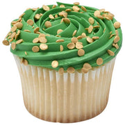 Gold Confetti Quins Sprinkles 19.5 oz - Donut-Equipment.com