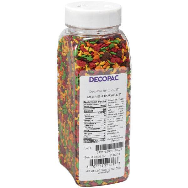 Harvest Thanksgiving Quins Sprinkles 18 oz - Donut-Equipment.com