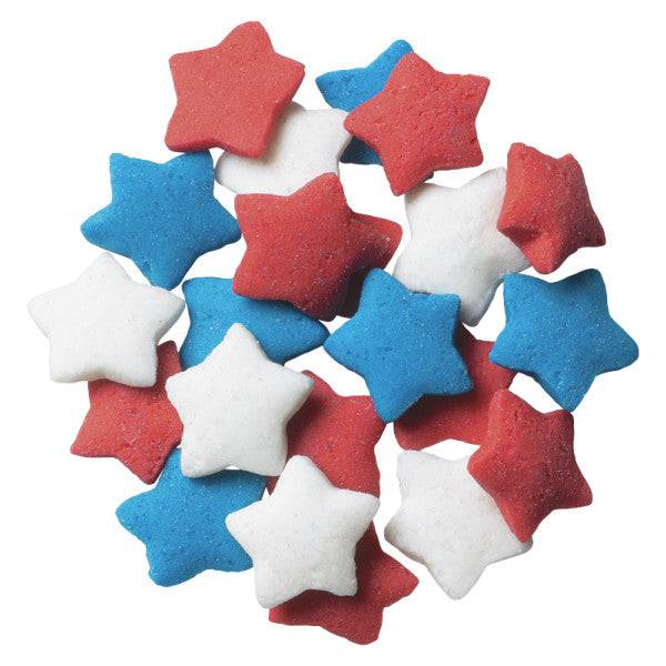 Patriotic Star Quins Sprinkles 16.5 oz - Donut-Equipment.com