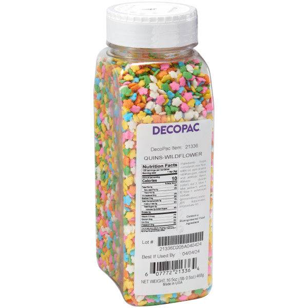 Wildflower Quins Sprinkles 16.5 oz - Donut-Equipment.com