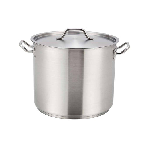 Induction 40 quart Stock Pot Stainless Steel - Donut-Equipment.com