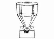 Edhard F-5003 6 quart hopper single Spout includes (Single Blueberry F-3090 Spout) (for larger fruit including cubed apple) - Donut-Equipment.com
