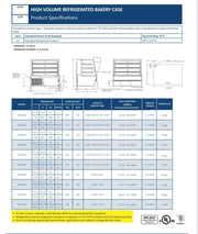 Federal SGR5948 Refrigerated High Volume Series Display Case 59" x 35.31" x 48" - Donut-Equipment.com