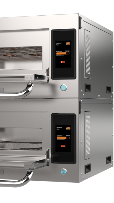 Prática FORZA STI Double-Stacked Ventless High-Speed Commercial Rapid Cook Oven, Countertop Design - Donut-Equipment.com