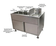 BK Resources Mobile Food Truck Wash Station with Water Heater & Fresh/Gray Water Tanks – All-in-One Portable Sink System - Donut-Equipment.com