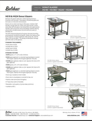 Belshaw HG24C Glazer with Drain Tray/Glazing Screen - Donut-Equipment.com