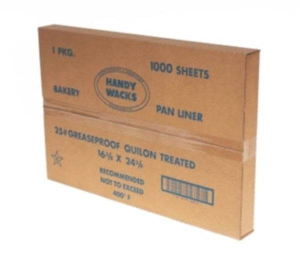 Quilon Pan Liners 16 3/8 x 24 3/8 1000 count | Donut-Equipment.com