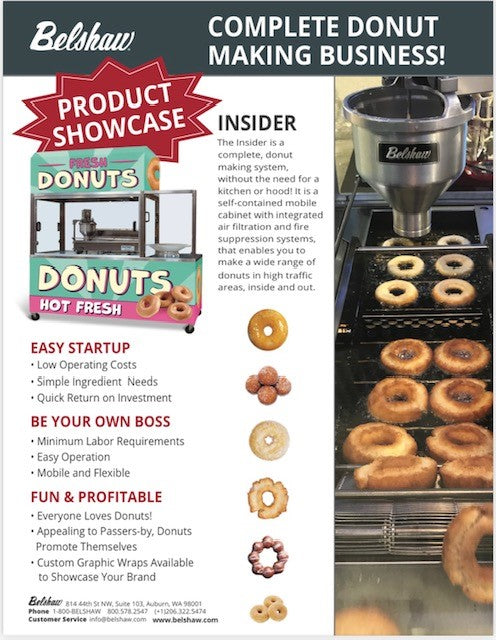 Belshaw INSIDER Ventless Donut System Accessories