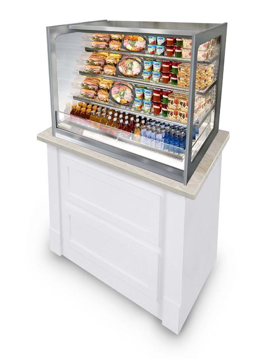 Federal Industries (ITRSS6034)-Italian Series Self Serve Drop-In Refrigerated Open Air Display with Shelves 208-240V - Donut-Equipment.com