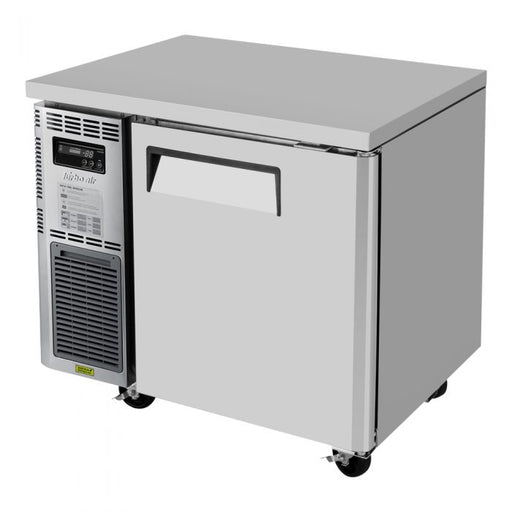 Turbo Air JUF-36-N J Series 36" Solid Door Undercounter Freezer w/ 1 Section & Side Mounted Compressor - Donut-Equipment.com