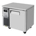 Turbo Air JUF-36-N J Series 36" Solid Door Undercounter Freezer w/ 1 Section & Side Mounted Compressor - Donut-Equipment.com