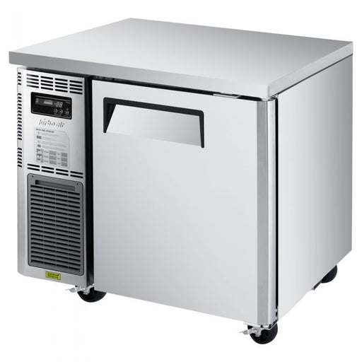 Turbo Air JUF-36S-N J Series 36" Narrow Depth Undercounter Freezer w/ 1 Section, Solid Door & Side Mounted Compressor - Donut-Equipment.com
