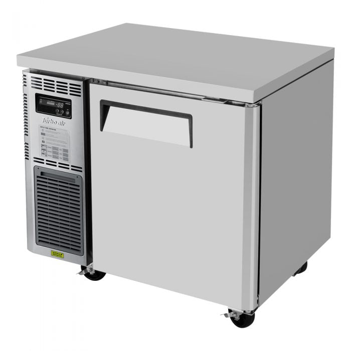 Turbo Air JUR-36-N6 J Series 36" Solid Door Undercounter Refrigerator w/ Side Mounted Compressor - Donut-Equipment.com