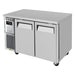 Turbo Air JUR-48-N6 J Series 48" Undercounter Refrigerator w/ 2 Solid Doors & Side Mounted Compressor - Donut-Equipment.com