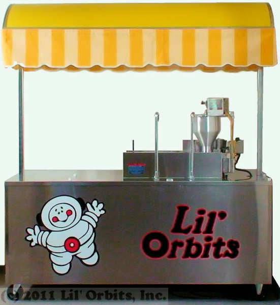 Vendor Cart with Downdraft Filtration and Automatic Fire Suppression system (SS2400) - Donut-Equipment.com