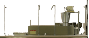 Vendor Cart with Downdraft Filtration and Automatic Fire Suppression system (SS2400) - Donut-Equipment.com