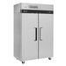 Turbo Air M3R47-2-N 51" Two Section Reach-In Refrigerator w/ (2) Solid Doors – Top Mount, Stainless Exterior, Aluminum Interior, 115v - Donut-Equipment.com