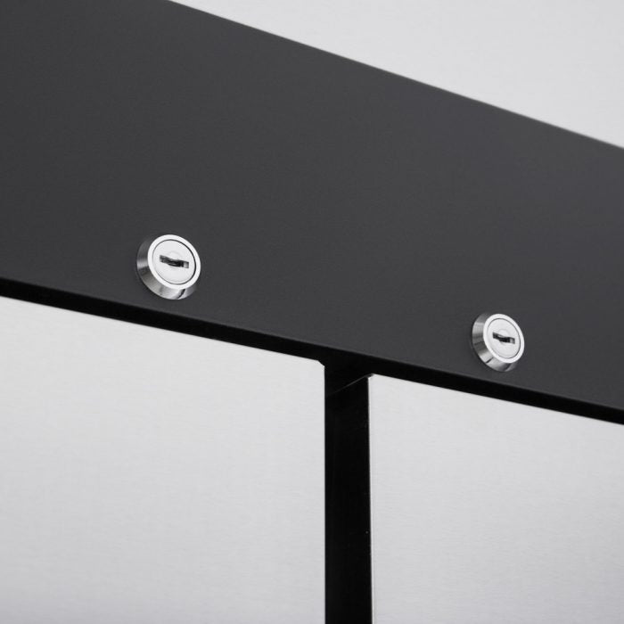 Turbo Air M3R47-2-N 51" Two Section Reach-In Refrigerator w/ (2) Solid Doors – Top Mount, Stainless Exterior, Aluminum Interior, 115v - Donut-Equipment.com