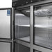 Turbo Air M3R47-2-N 51" Two Section Reach-In Refrigerator w/ (2) Solid Doors – Top Mount, Stainless Exterior, Aluminum Interior, 115v - Donut-Equipment.com