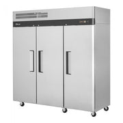 Turbo Air M3R72-3-N M3 Series 78" Solid Door Stainless Steel Reach-In Refrigerator - Donut-Equipment.com