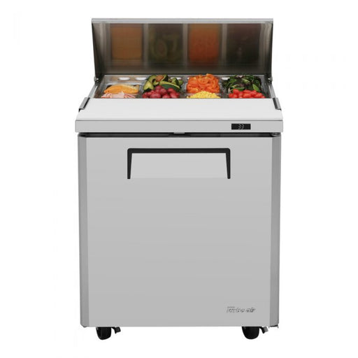 Turbo Air MST-28-N M3 Series 28" 1 Door Stainless Steel Refrigerated Sandwich Prep Table - Donut-Equipment.com