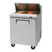 Turbo Air MST-28-N M3 Series 28" 1 Door Stainless Steel Refrigerated Sandwich Prep Table - Donut-Equipment.com