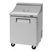Turbo Air MST-28-N M3 Series 28" 1 Door Stainless Steel Refrigerated Sandwich Prep Table - Donut-Equipment.com