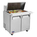 Turbo Air MST-36-15-N6 M3 Series 36" 2 Door Stainless Steel Refrigerated Sandwich Prep Table - Donut-Equipment.com