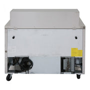 Turbo Air MST-48-18-N M3 Series 48" 2 Door Mega Top Stainless Steel Refrigerated Sandwich Prep Table - Donut-Equipment.com