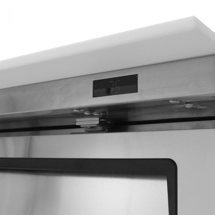 Turbo Air MST-28-12-N M3 Series 28" 1 Door Mega Top Stainless Steel Refrigerated Sandwich Prep Table - Donut-Equipment.com